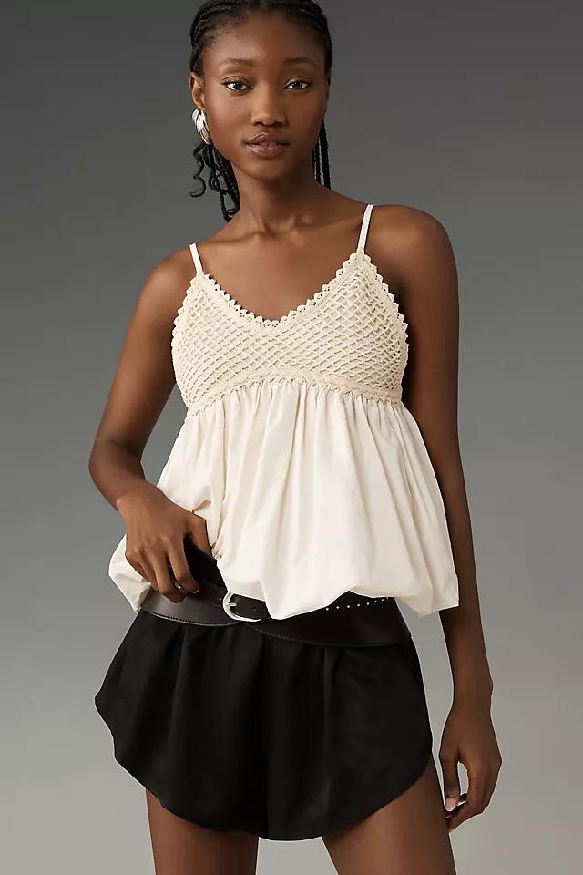 By Anthropologie Crochet Bubble Tank Product Image