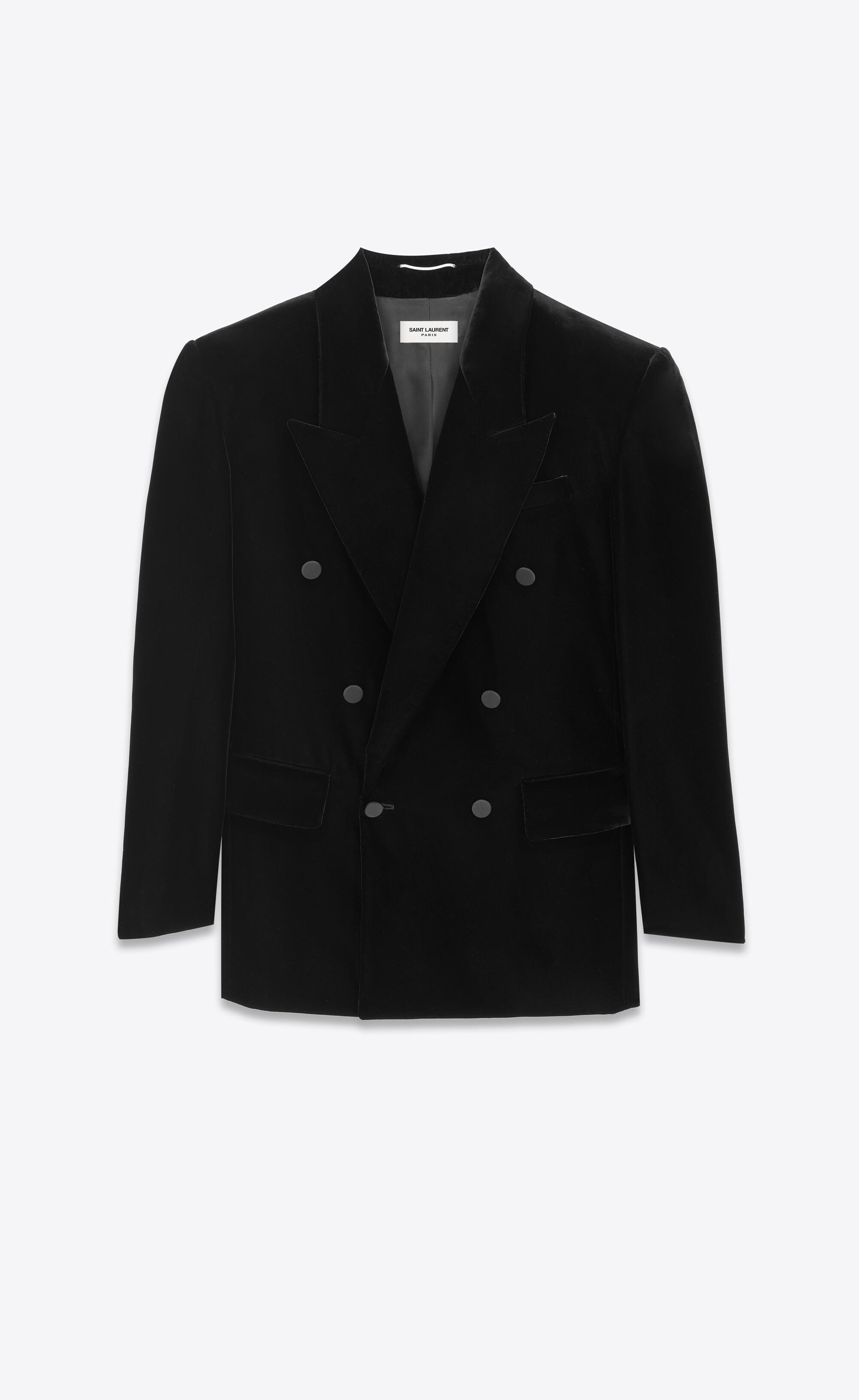 oversized jacket in velvet Product Image