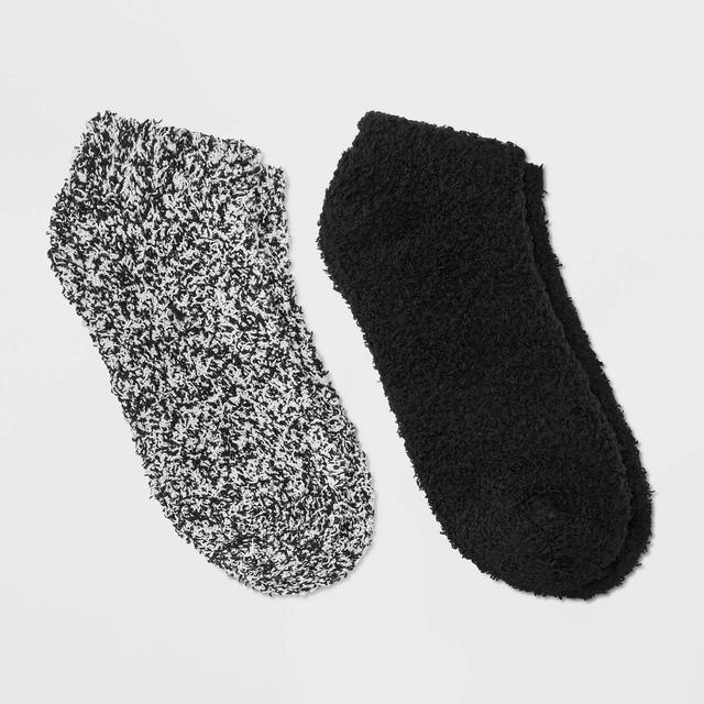 Womens Marled 2pk Cozy Low Cut Socks - Auden 4-10 Product Image