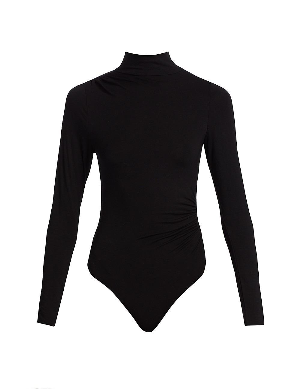 Womens Jersey Turtleneck Bodysuit Product Image