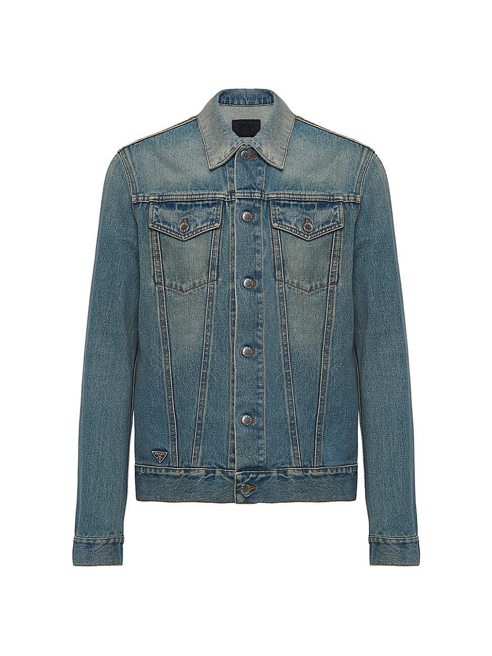 Mens Denim Blouson Jacket Product Image