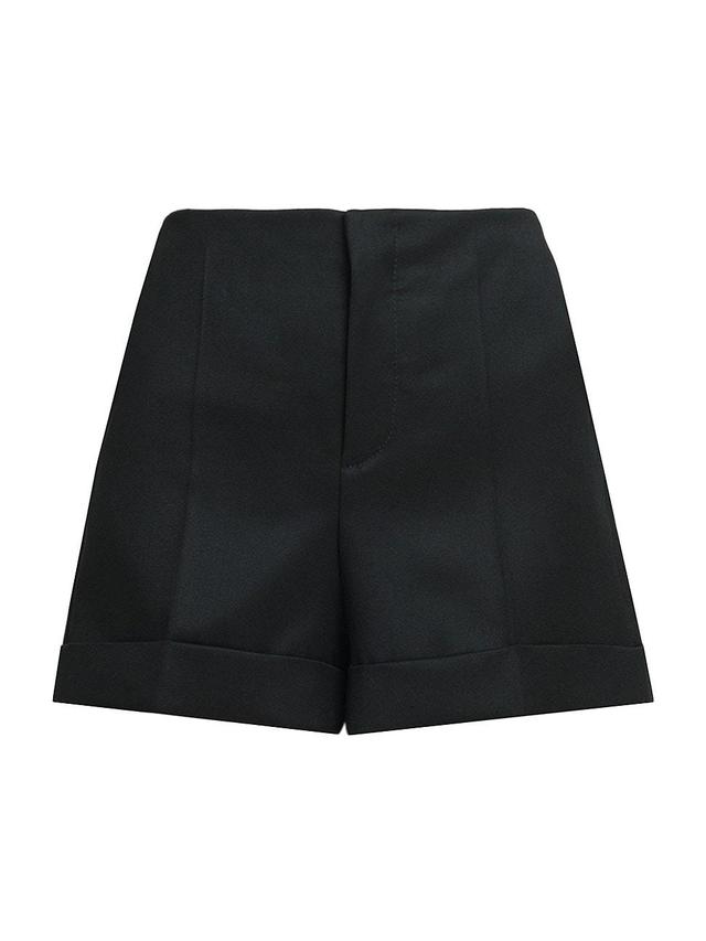 Womens Wool Trouser Shorts Product Image