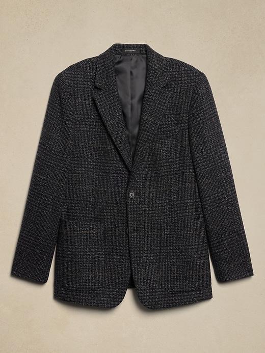 Tailored-Fit Plaid Jacket Product Image