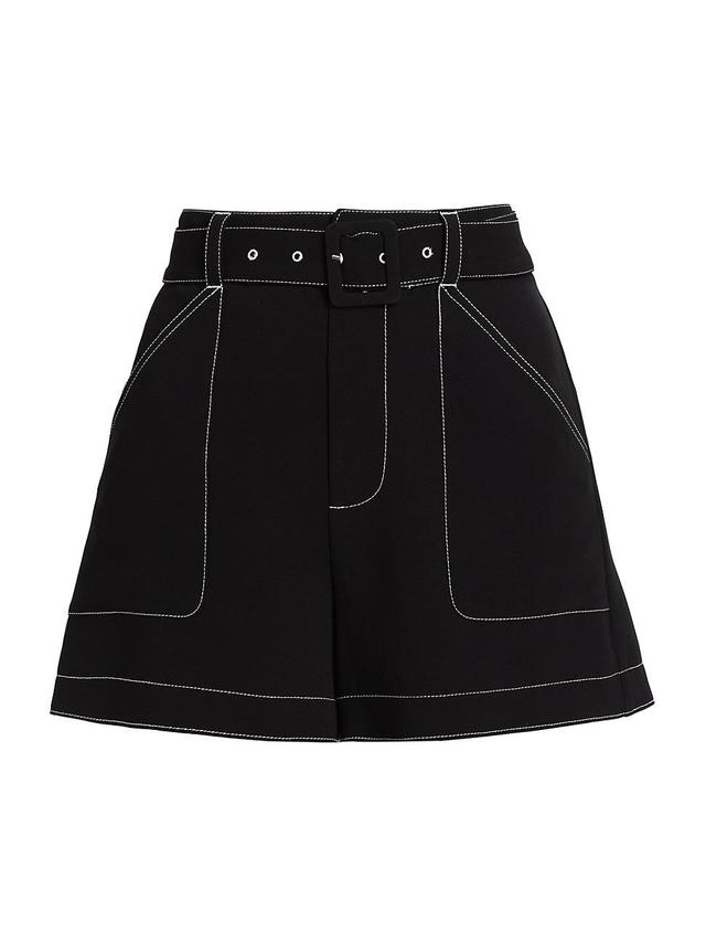 Womens Alena Belted Shorts Product Image