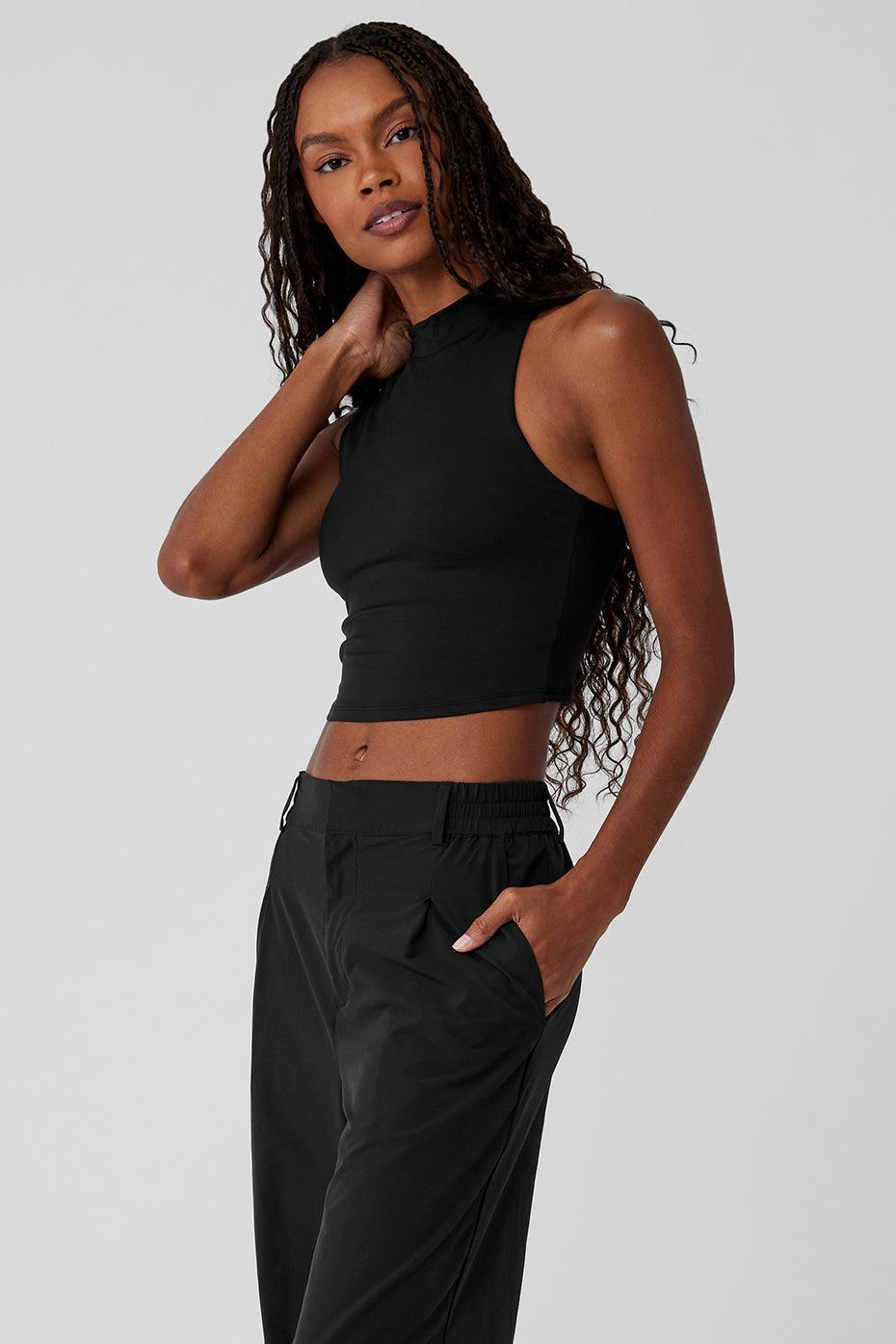 Alosoft Top That Bra Tank - Black Female Product Image