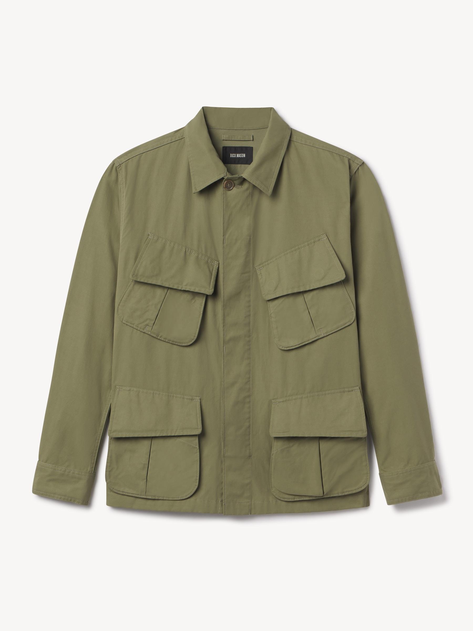 Vintage Sage Master Cloth Jungle Jacket Product Image