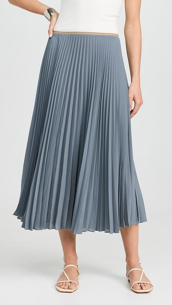 Vince Draped Pleated Skirt | Shopbop Product Image