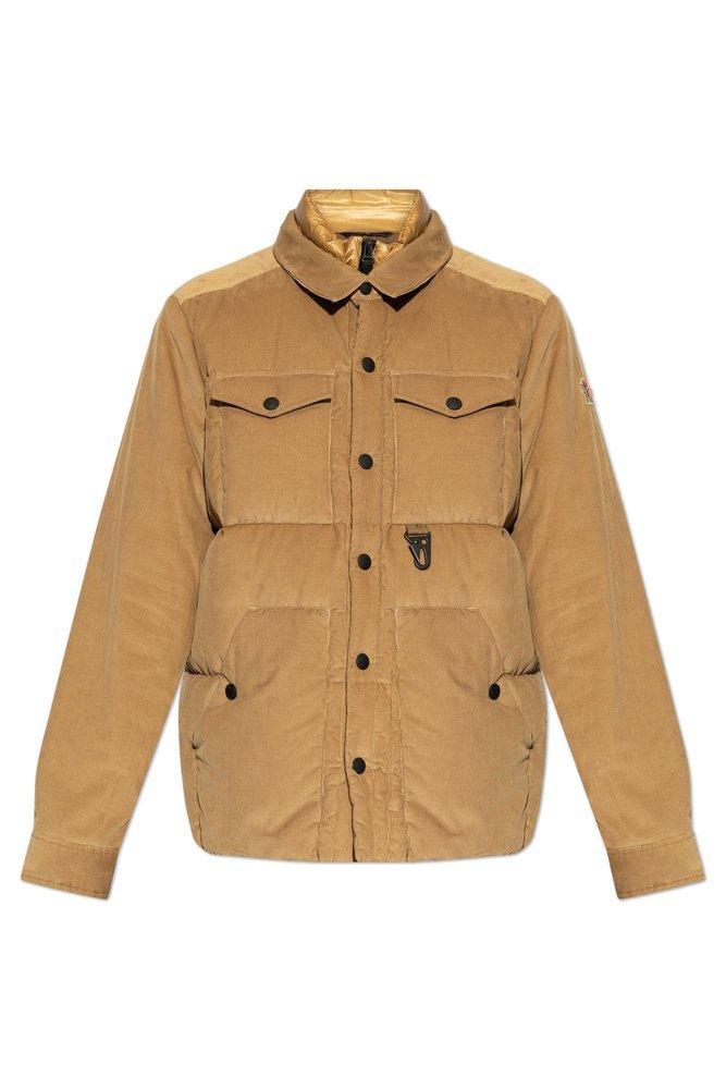 MONCLER Grenoble Lech Down Shirt Jacket In Multicolor Product Image