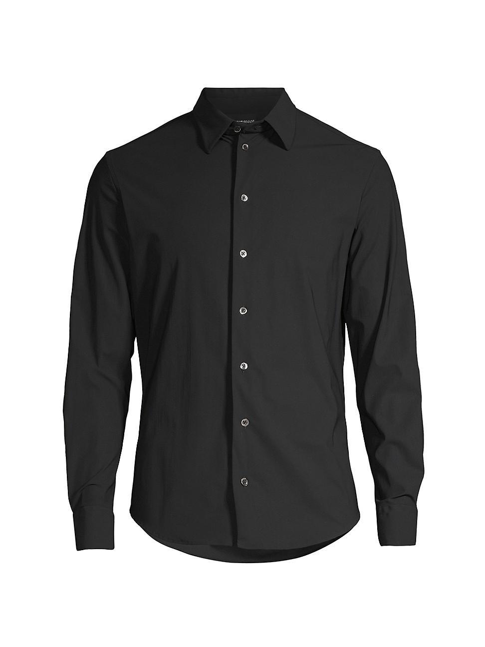 Mens Button-Down Long-Sleeve Shirt Product Image