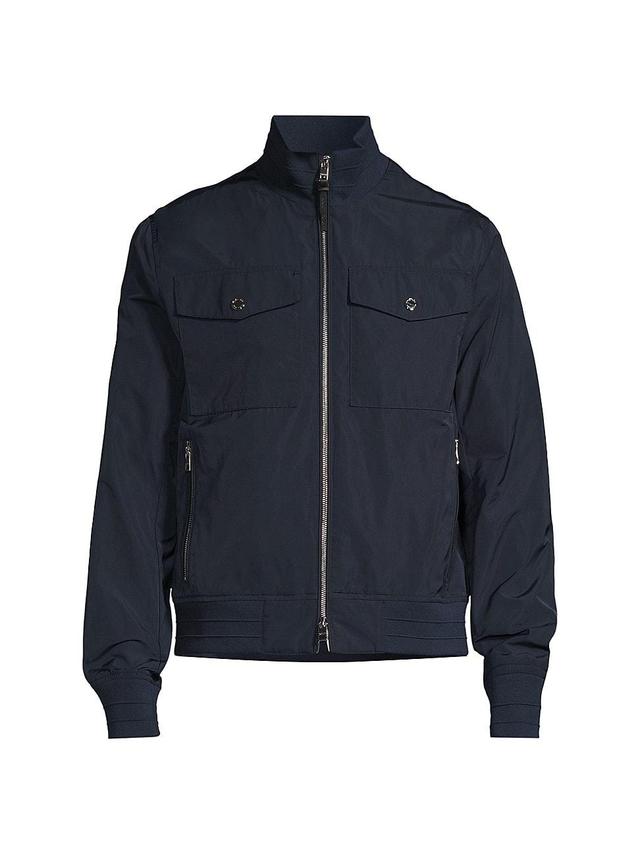 Mens Nylon Bomber Jacket Product Image