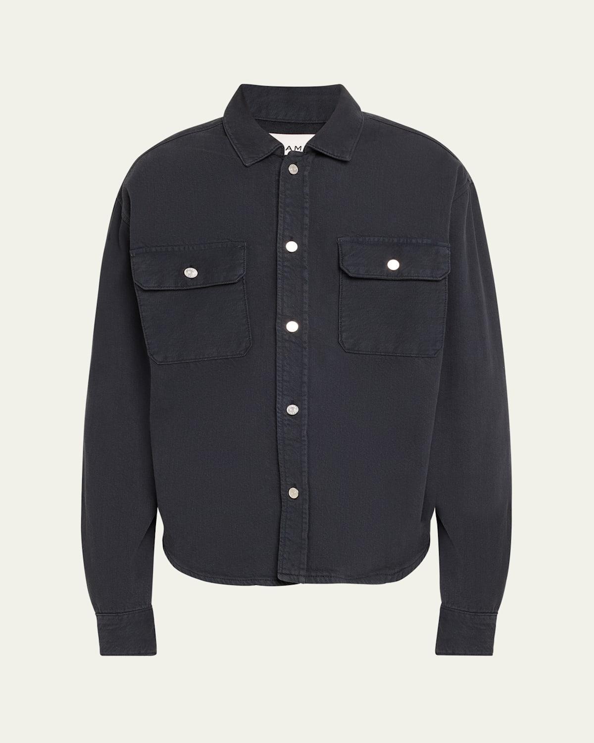 Mens Cotton Terry Overshirt Product Image