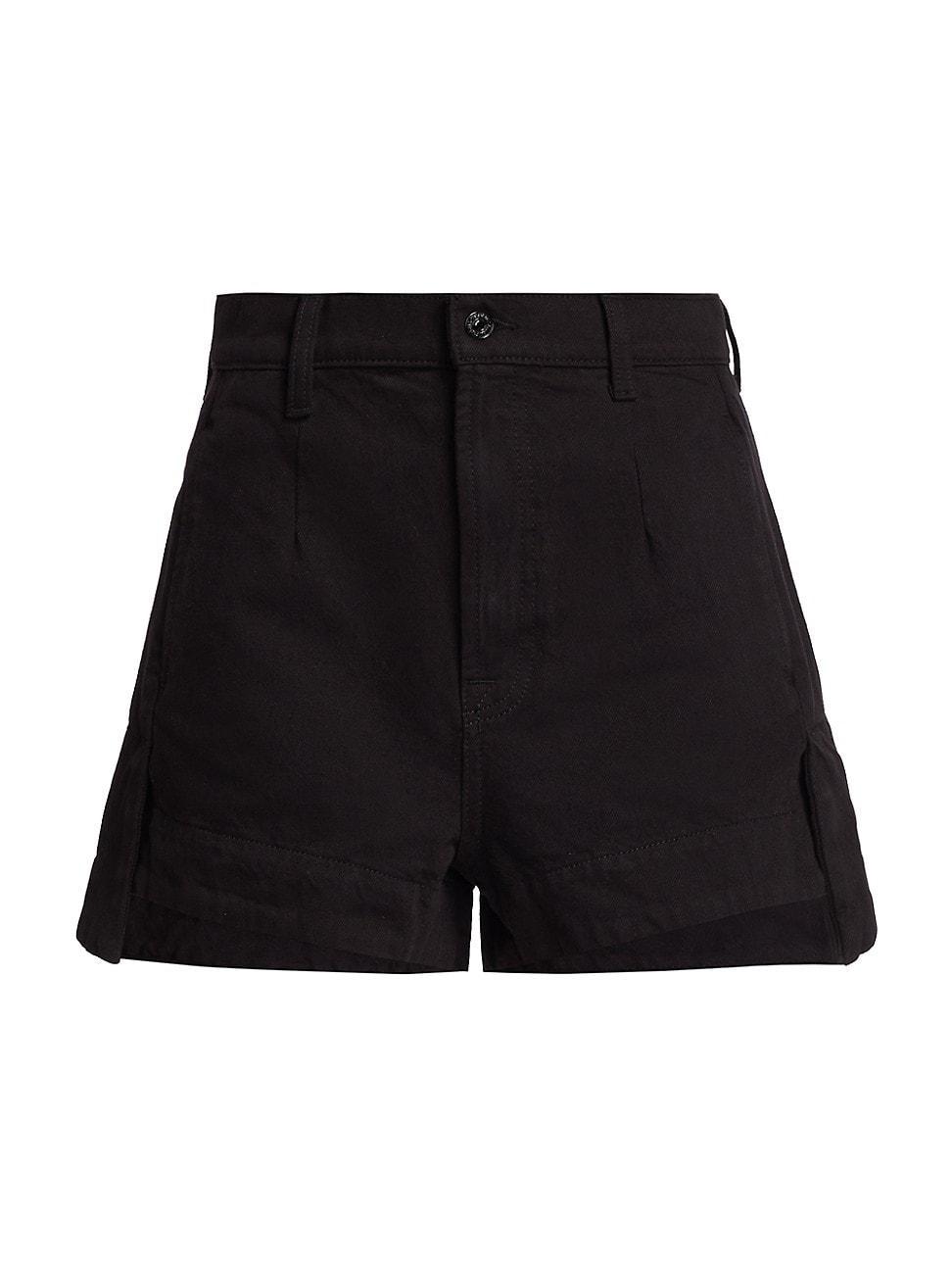 Womens Tailored Slouch Step Hem Shorts Product Image