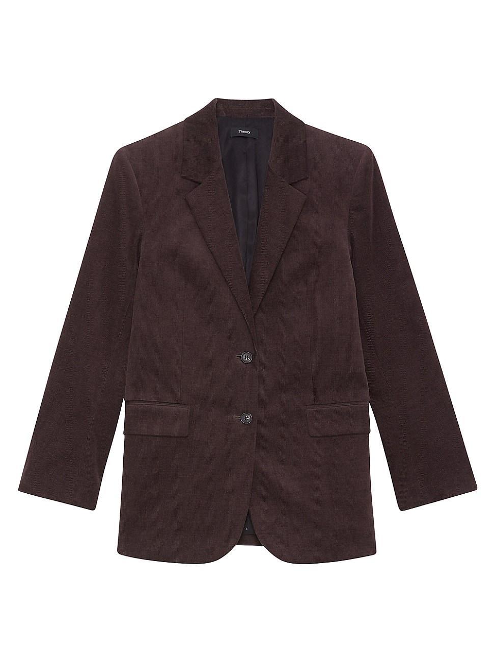 Theory Slim Fit Corduroy Blazer Product Image