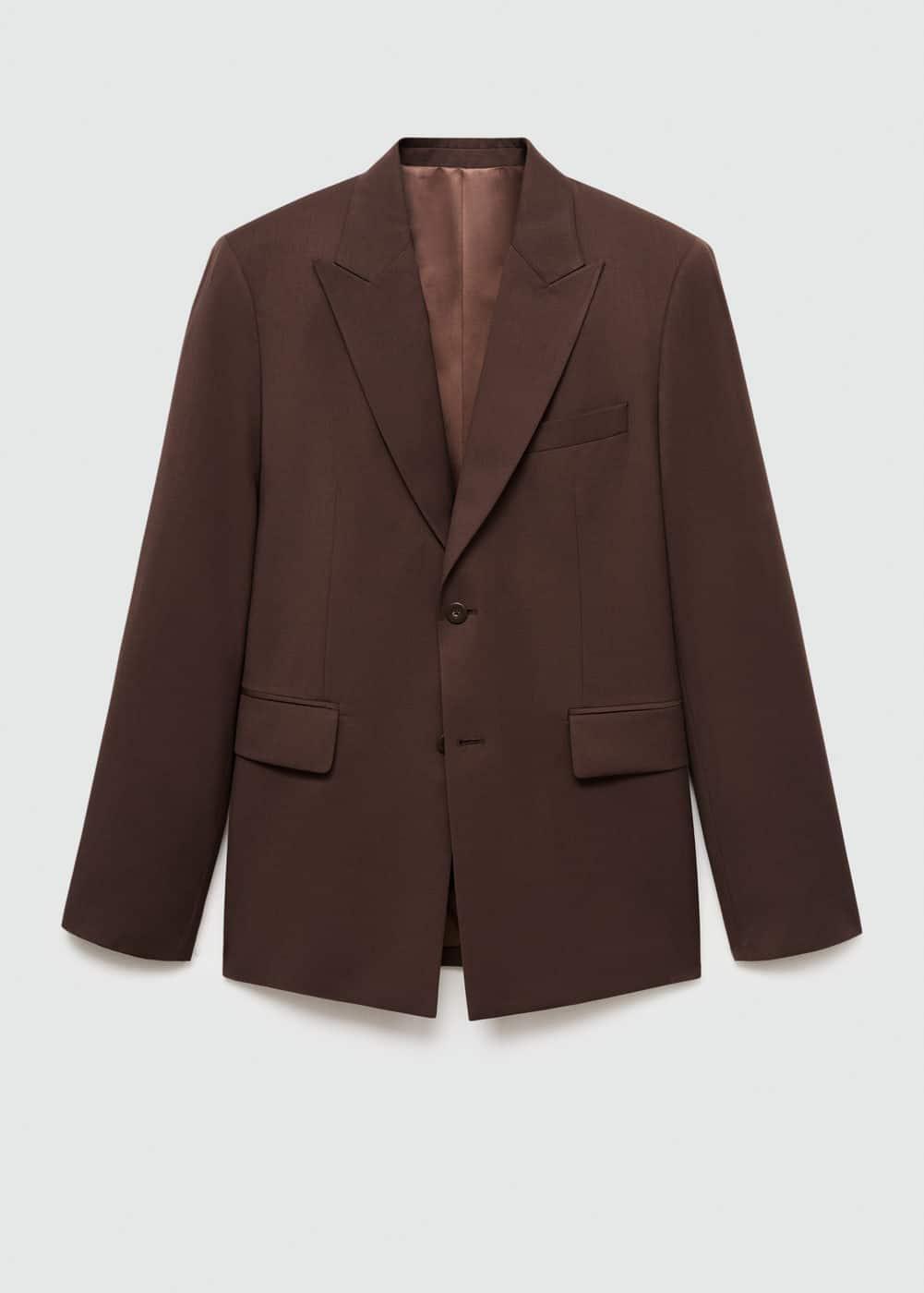 Regular fit suit blazer - Men | MANGO USA Product Image