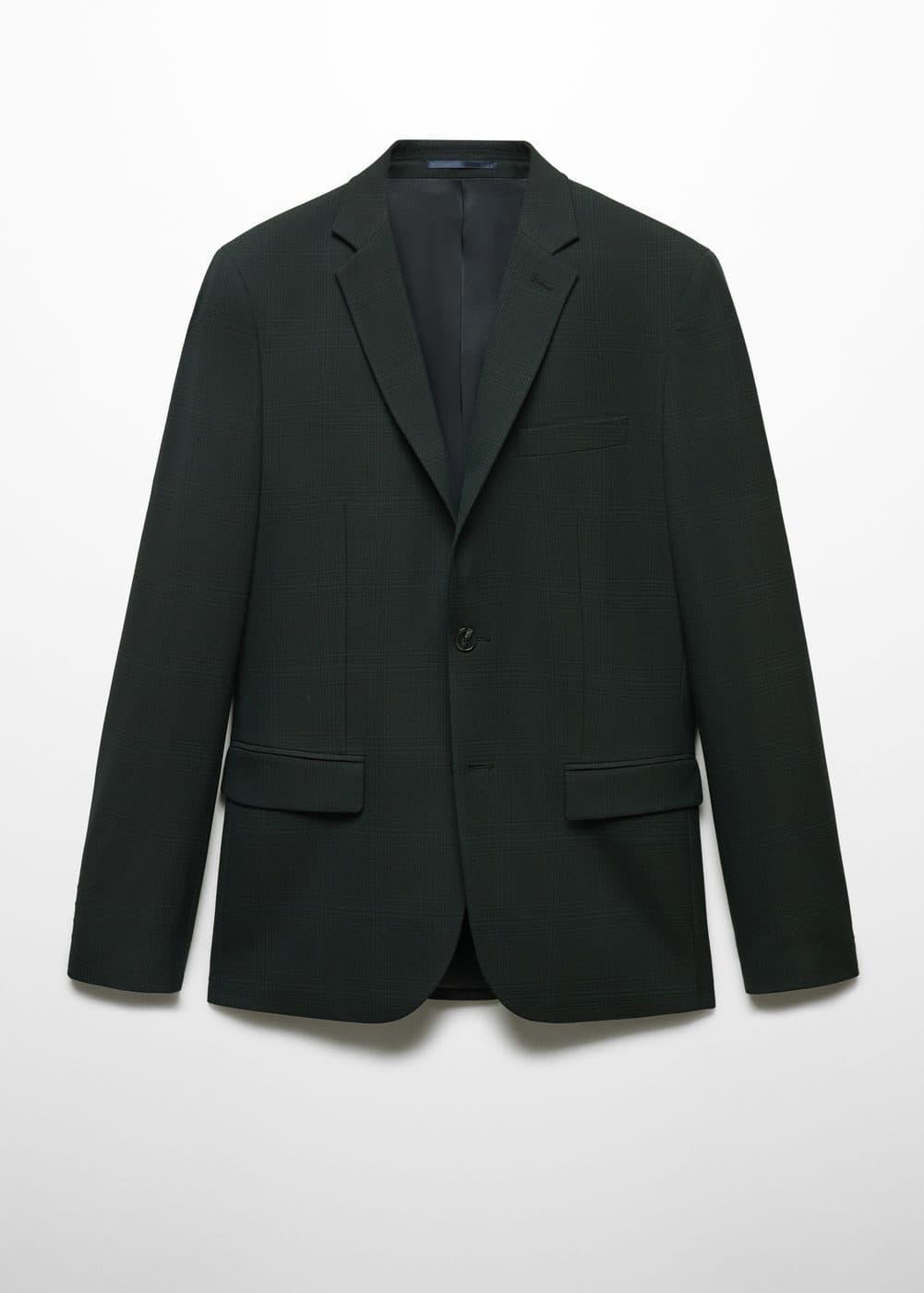 MANGO MAN - Super slim-fit suit blazer in stretch fabric greenMen Product Image