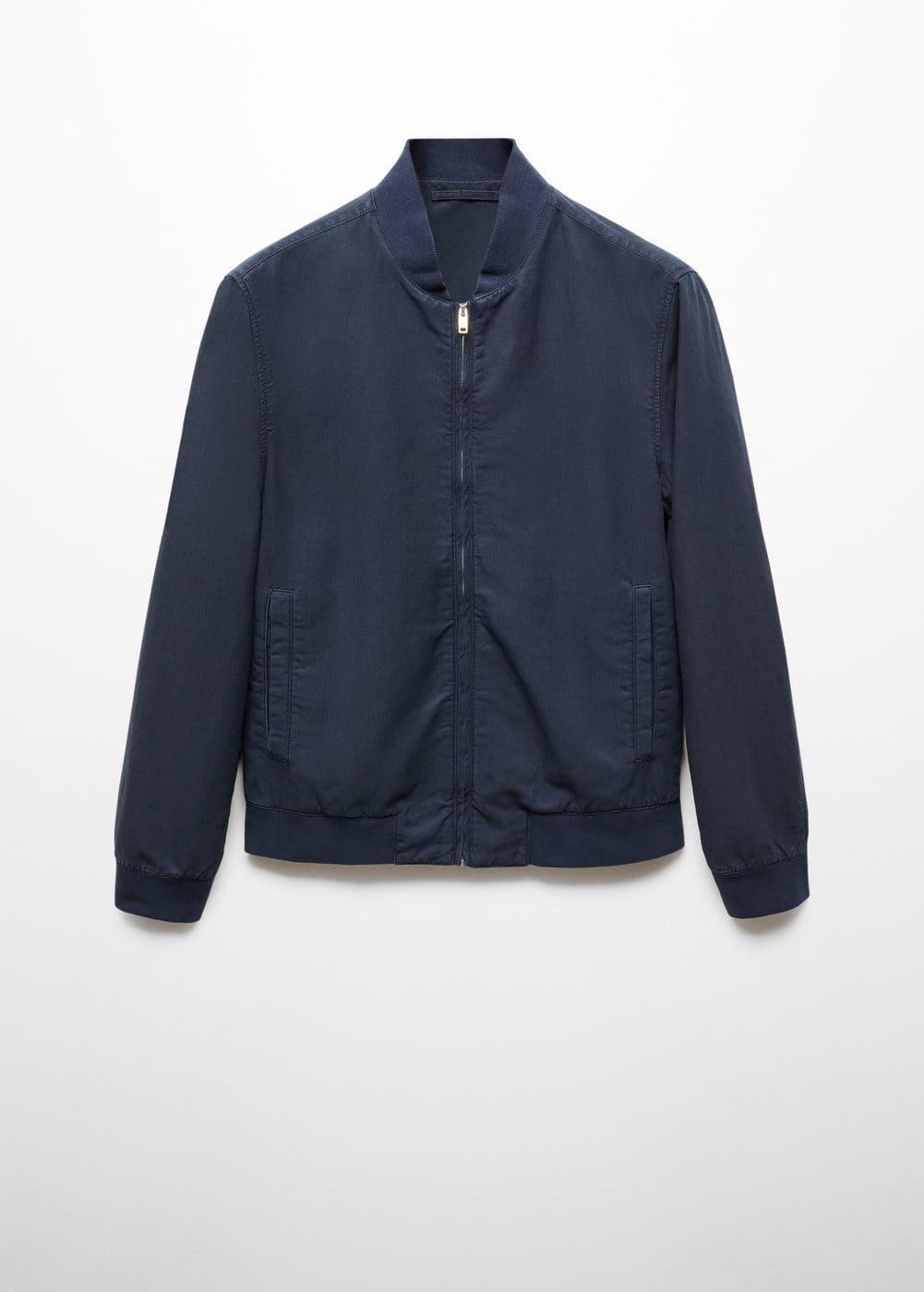 Mango Mens Double-Faced Pockets Detail Wool Overshirt Product Image