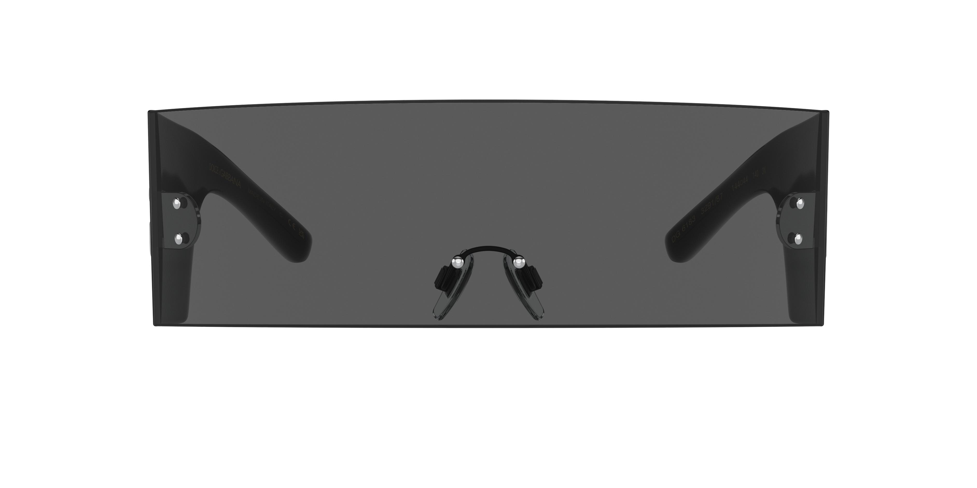 Womens 144MM Shield Sunglasses - Black - Black Product Image