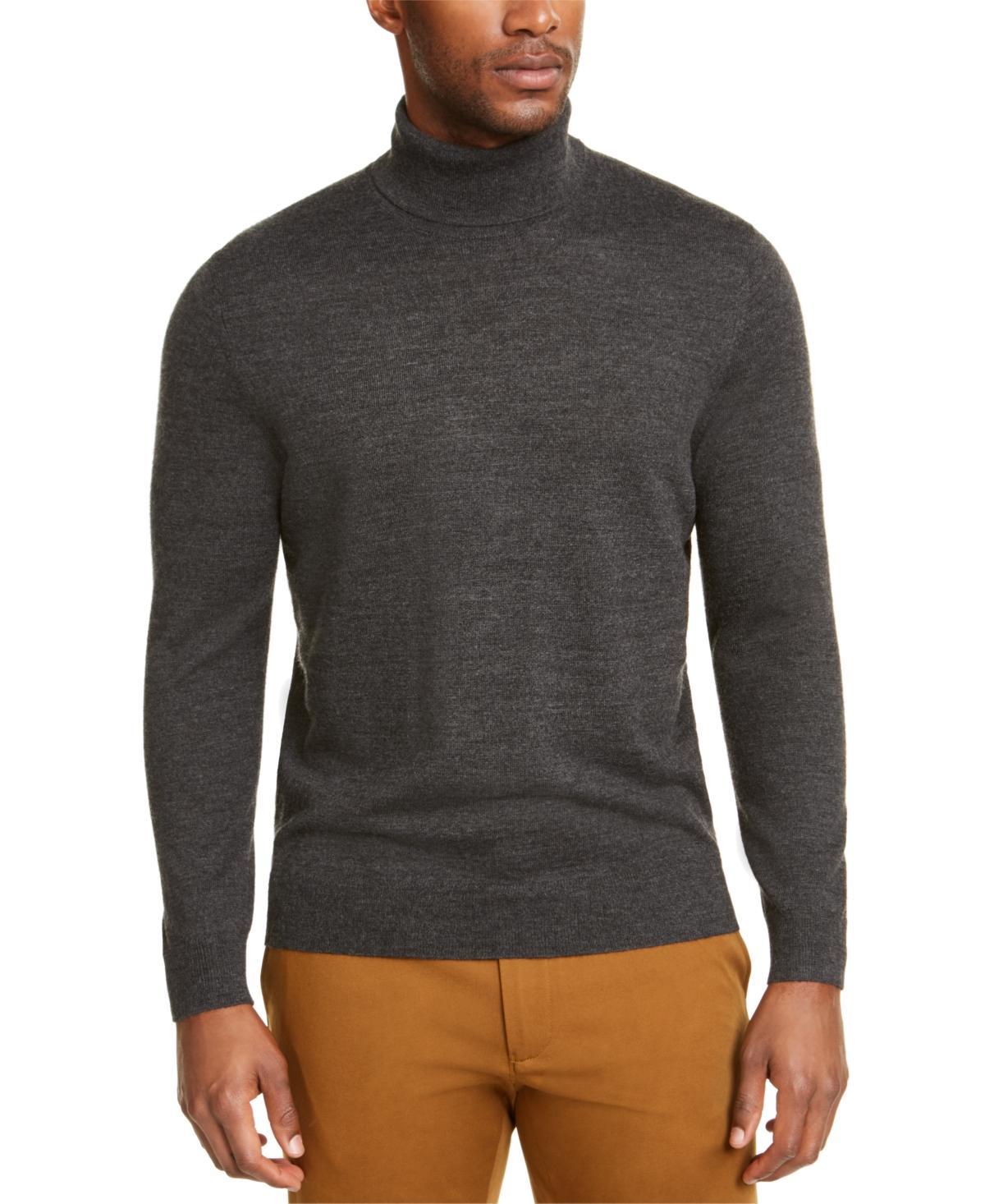 Club Room Mens Merino Wool Blend Turtleneck Sweater, Created for Macys Product Image