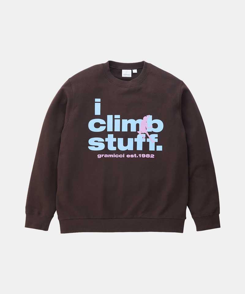 I Climb Stuff Sweatshirt Product Image