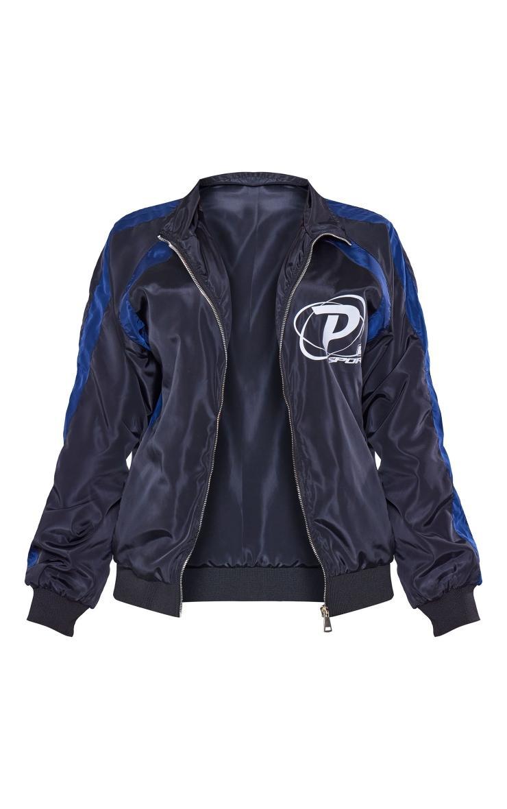 PLT SPORT Navy Shell Panel Windbreaker Product Image