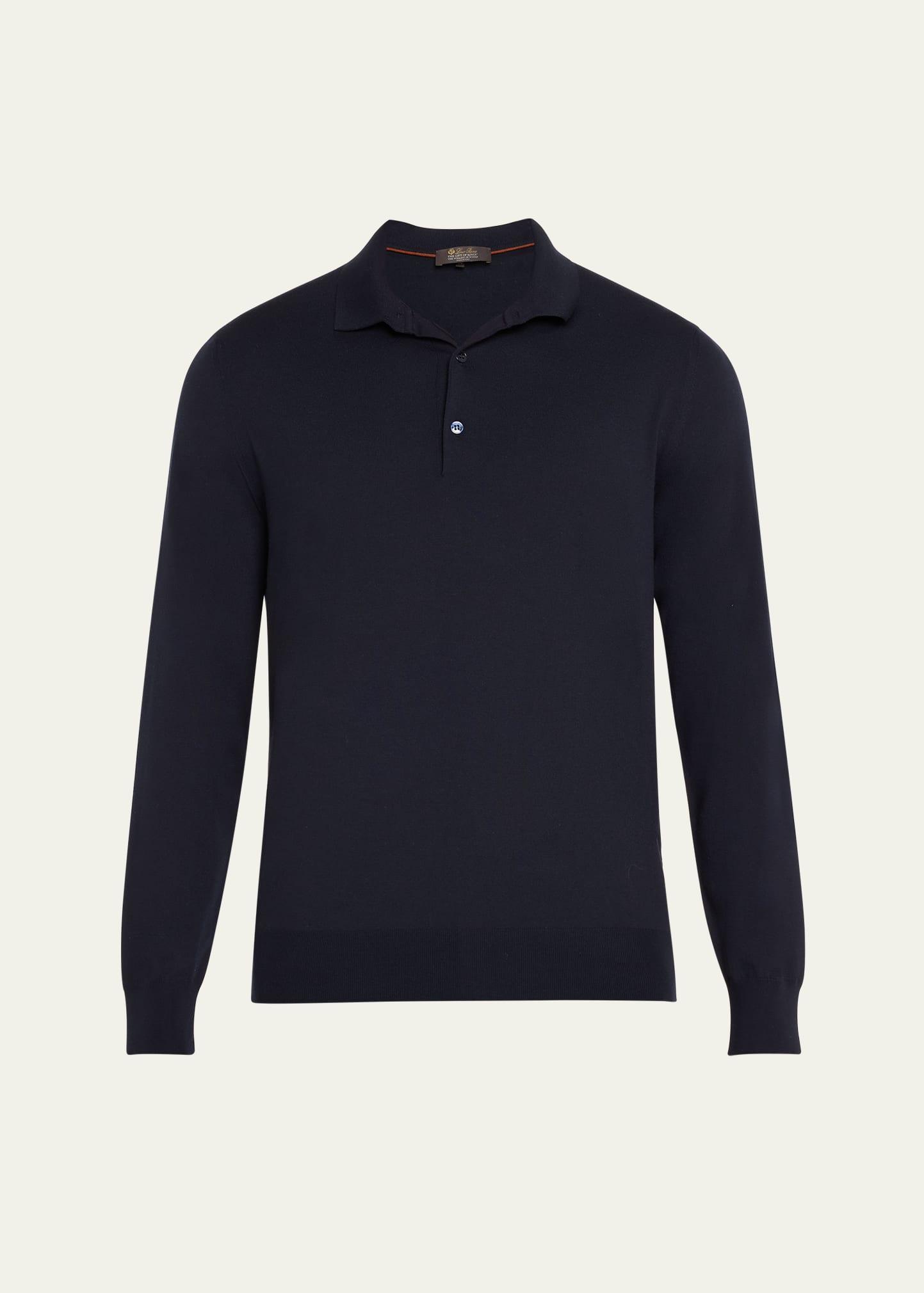 Mens Gift Of Kings Wool Polo Sweater Product Image