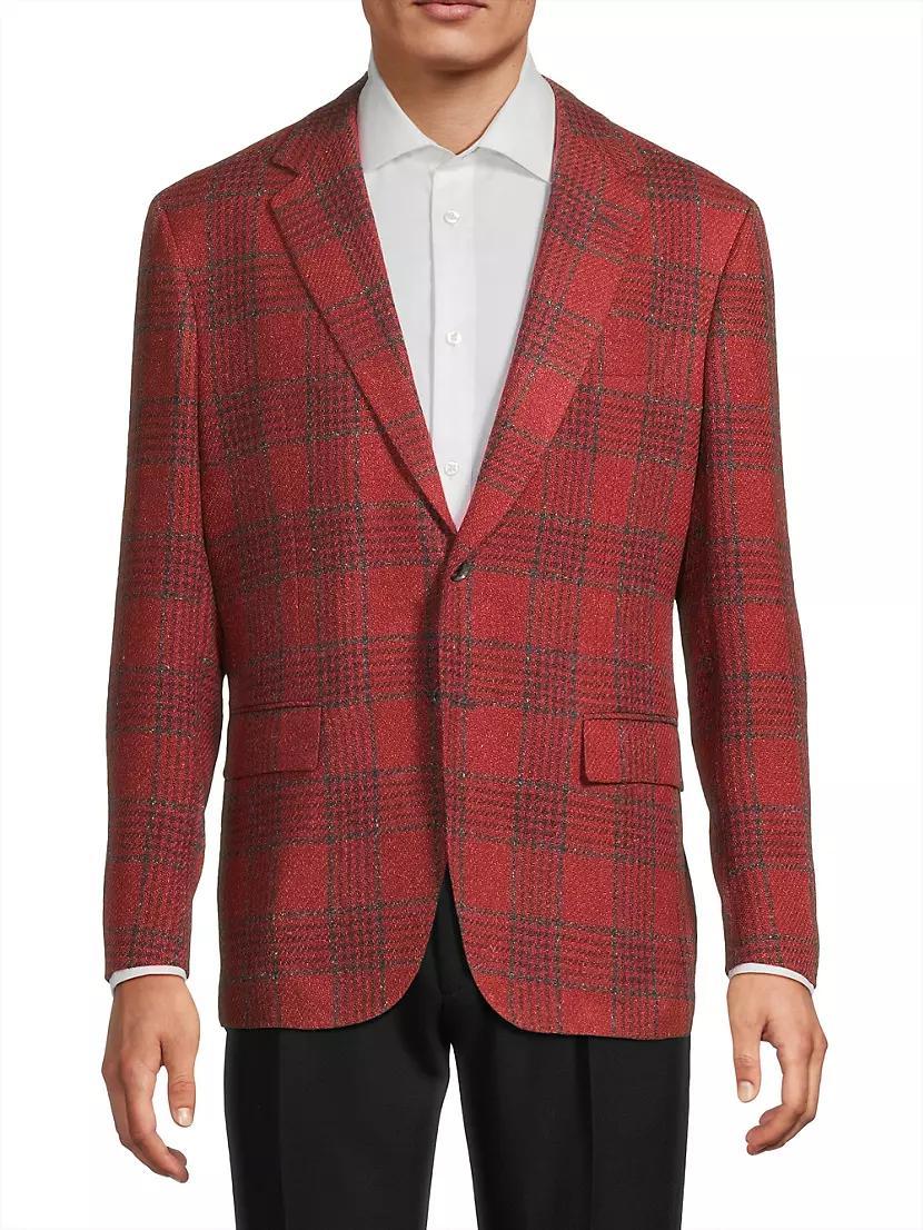 Red Pow Check Sport Jacket Product Image