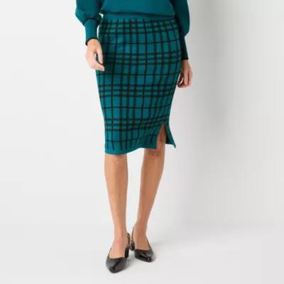 Liz Claiborne Womens Mid Rise Pencil Skirt Product Image