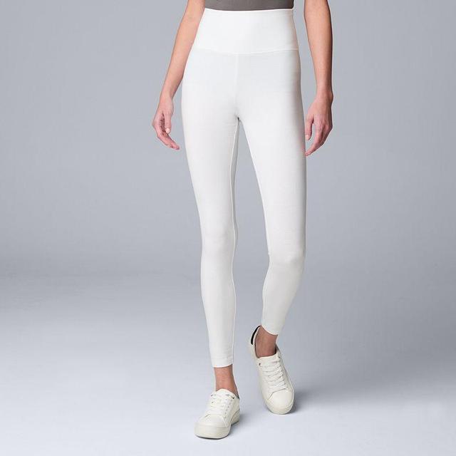 Womens Simply Vera Vera Wang Live-In Shaping High Rise Leggings Product Image