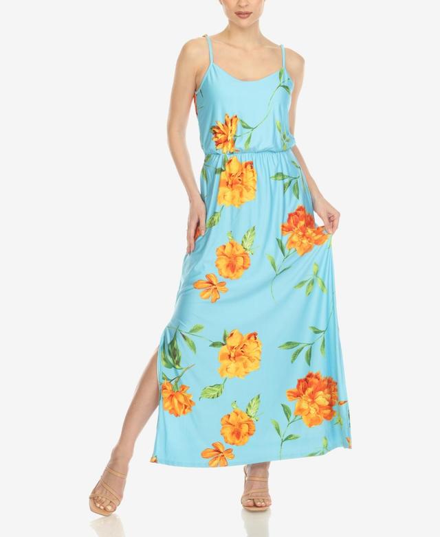 Floral Strap Maxi Dress Product Image