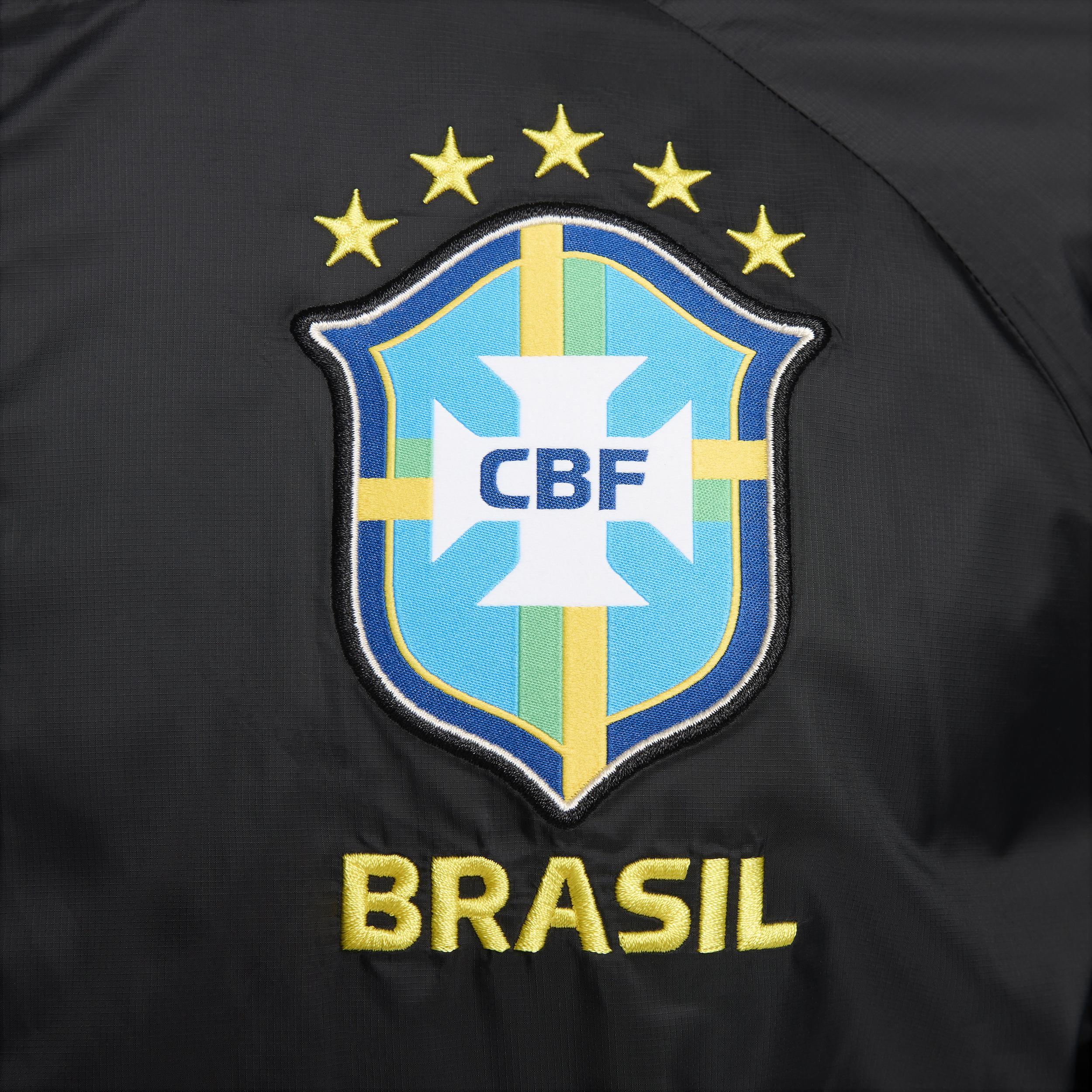 Brazil Nike Mens Soccer Halo Jacket Product Image