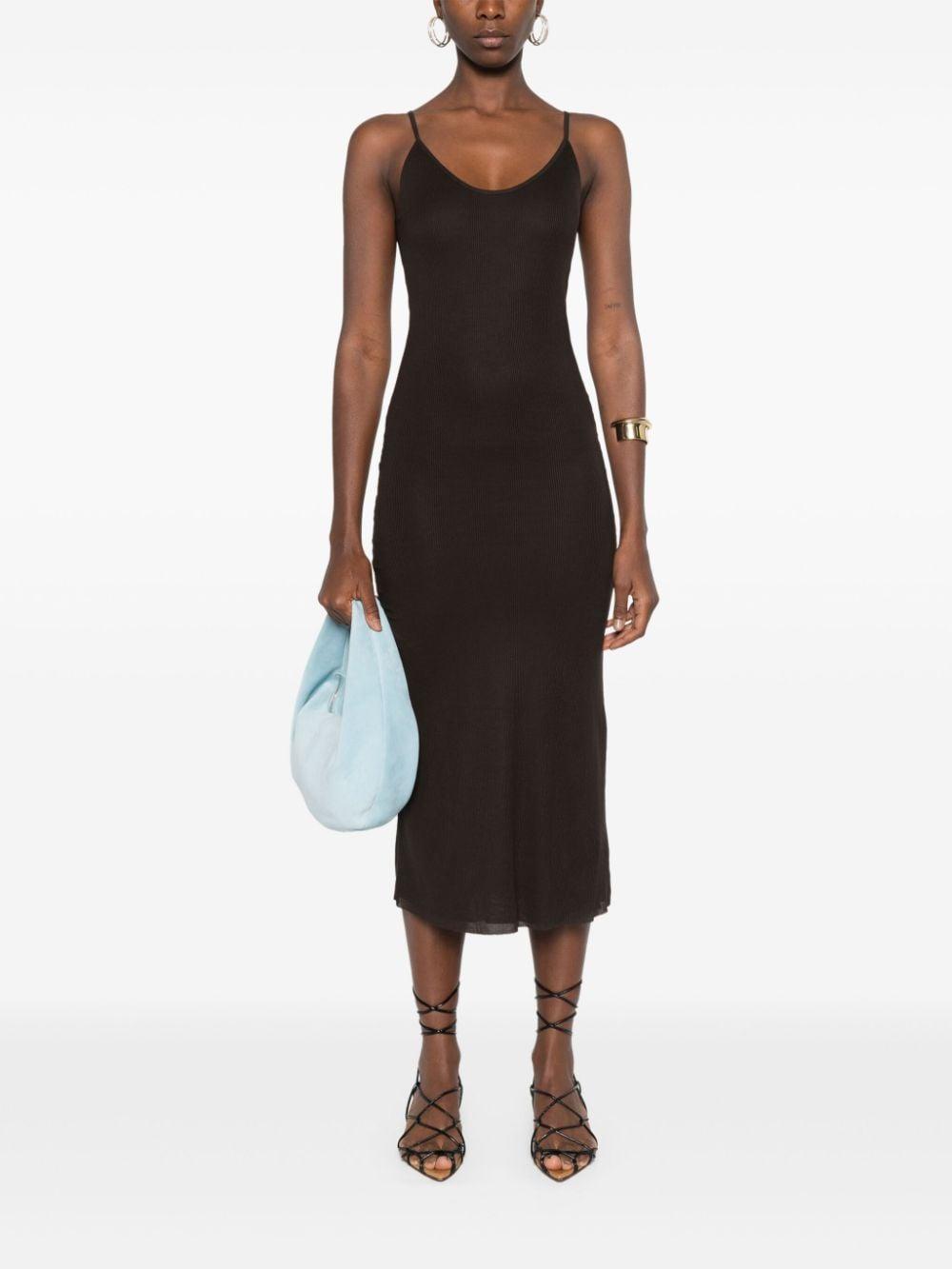 Stretch Jersey Body-Con Midi Dress Product Image