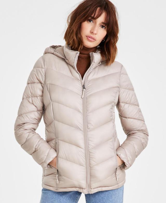 Charter Club Womens Packable Hooded Puffer Coat, Created for Macys Product Image