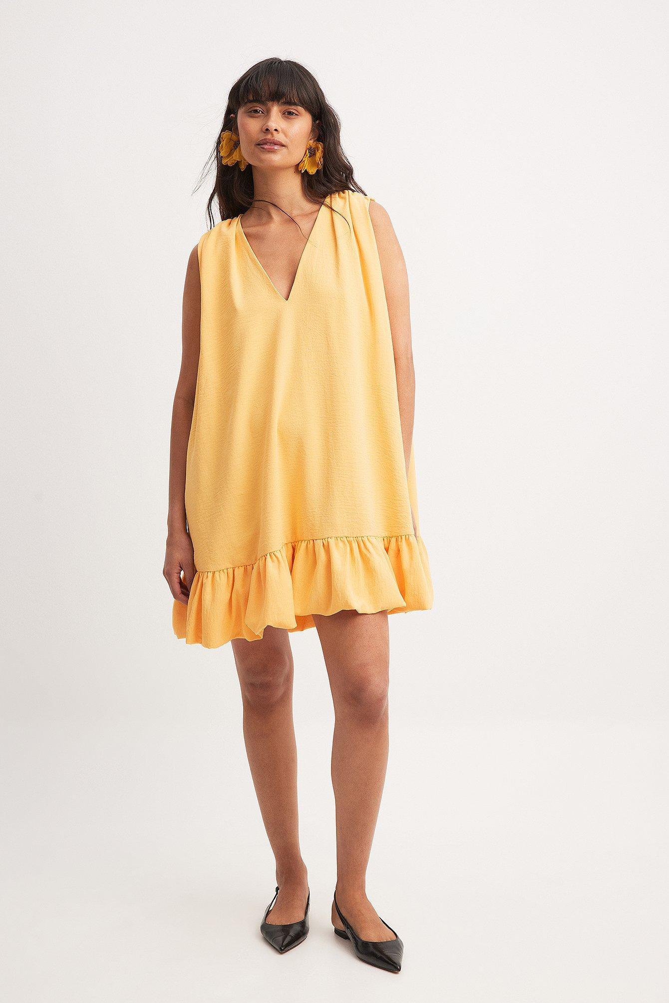 Frill Detail Sleeveless Mini Dress product image