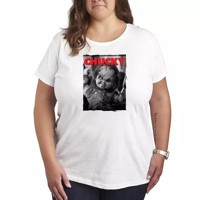 Plus Size Chucky Attack Graphic Tee, Womens Product Image