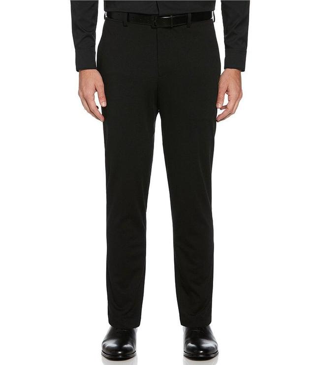 Perry Ellis Slim-Fit Performance Stretch Flat-Front Neat Knit Suit Separates Pants Product Image