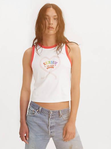 Levi's Rainbow Rodeo Ringer Tank - Women's Product Image