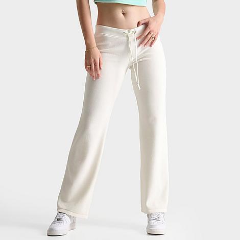 Juicy Couture Heritage Wide Leg Track Pant Clean (Angel) Women's Clothing Product Image