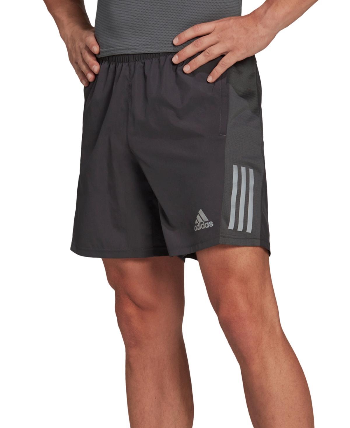 adidas Mens adidas Own The Run 5 Shorts - Mens Black/Reflective Silver Product Image