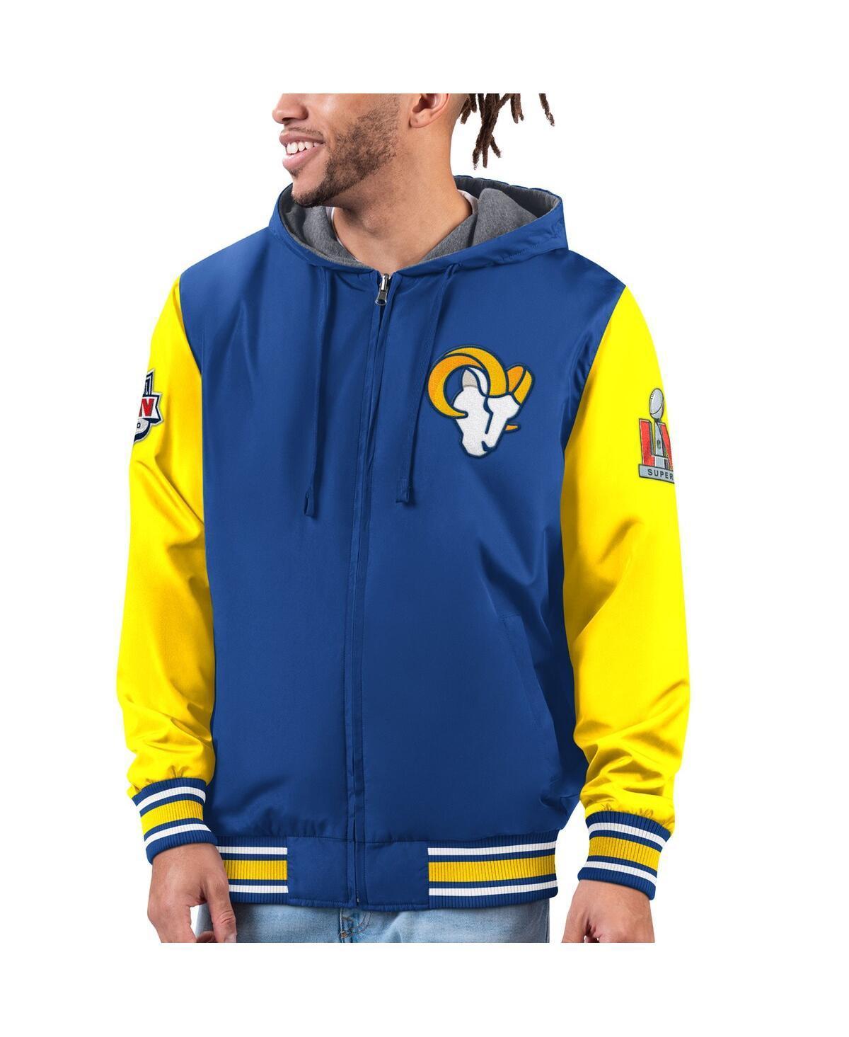 Mens G-iii Sports by Carl Banks Royal Los Angeles Rams Commemorative Reversible Full-Zip Jacket - Royal Product Image