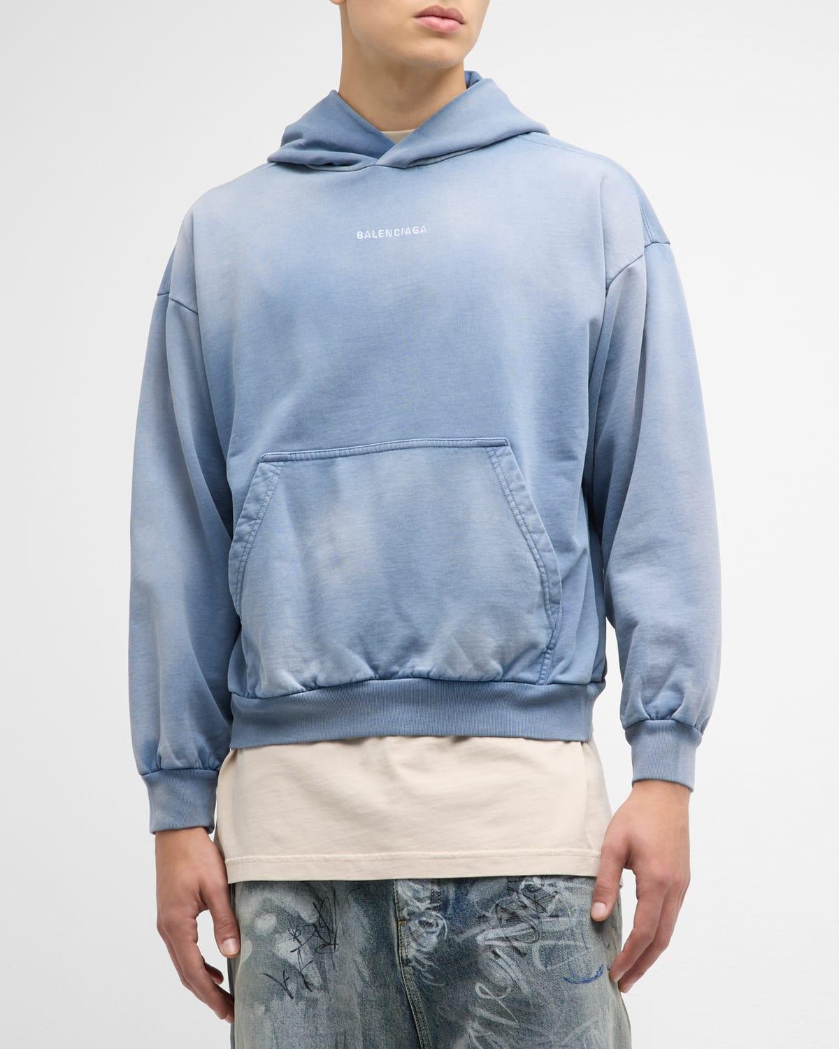 Mens Balenciaga Back Hoodie Medium Fit Product Image