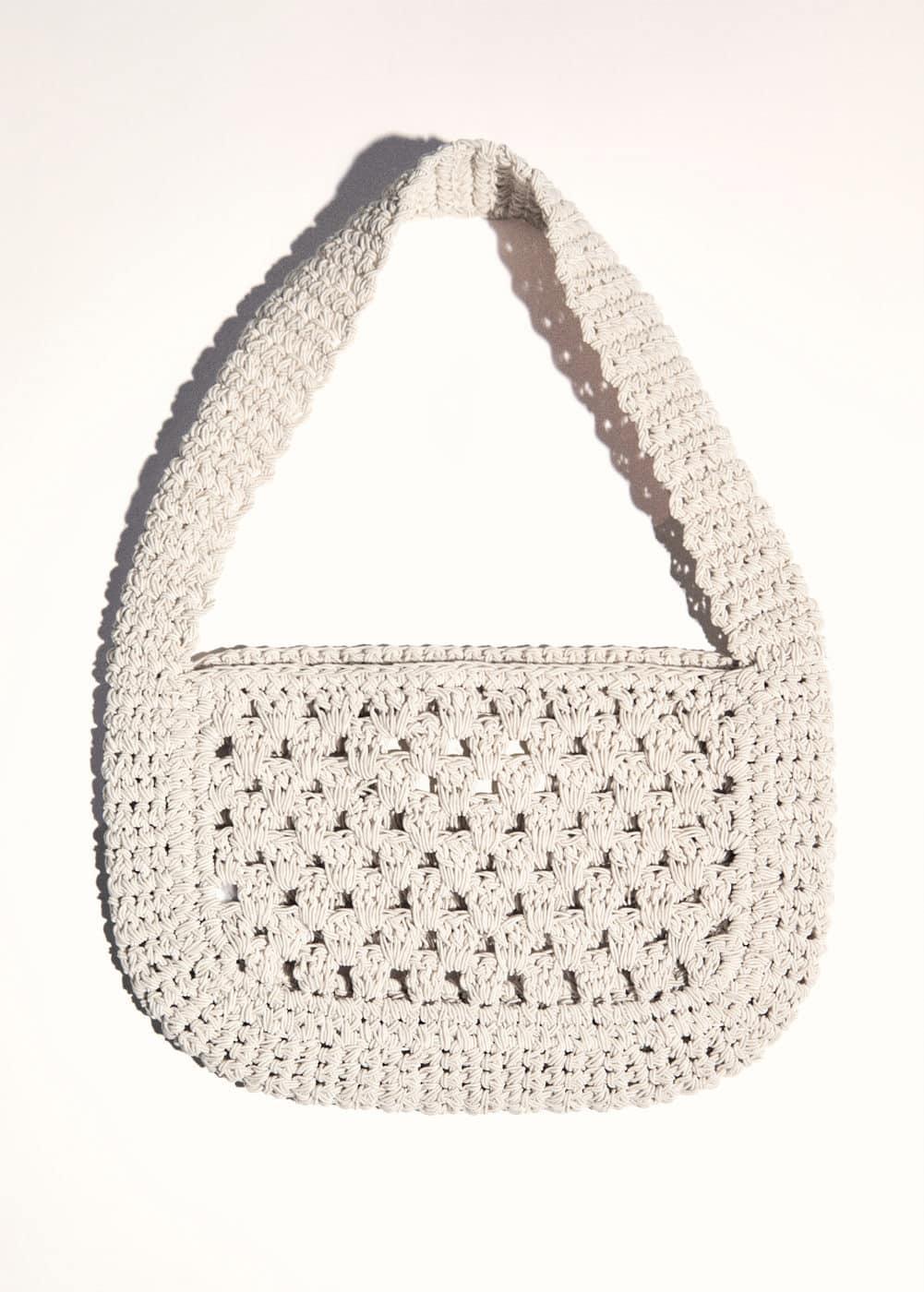 MANGO - Crochet handbag - One size - Women Product Image