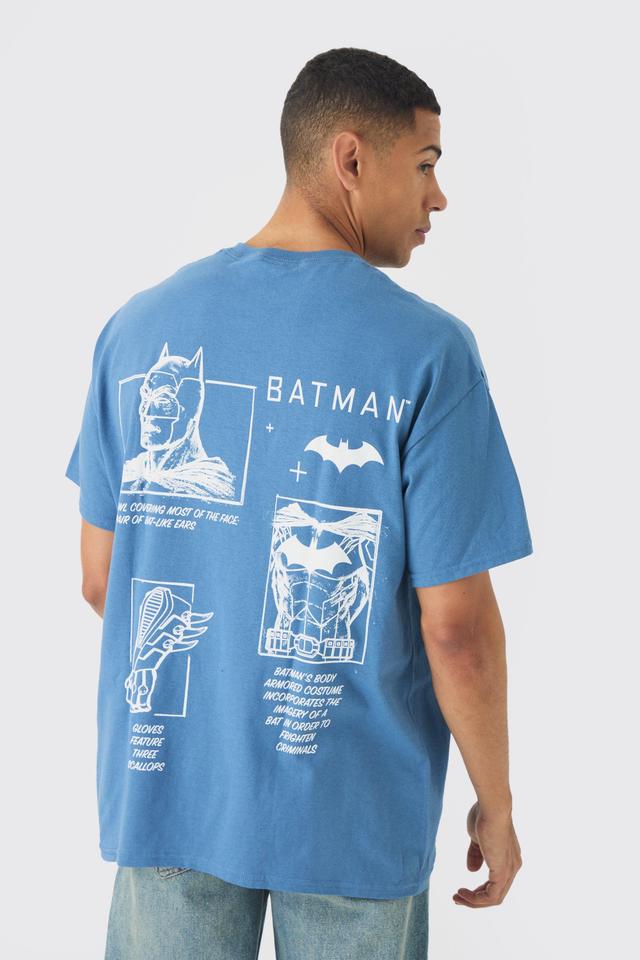 Oversized Batman Wash License Print T-shirt | boohooMAN USA Product Image