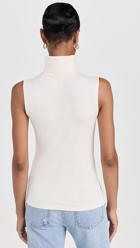 L'AGENCE Ceci Sleeveless Turtleneck Tee | Shopbop Product Image