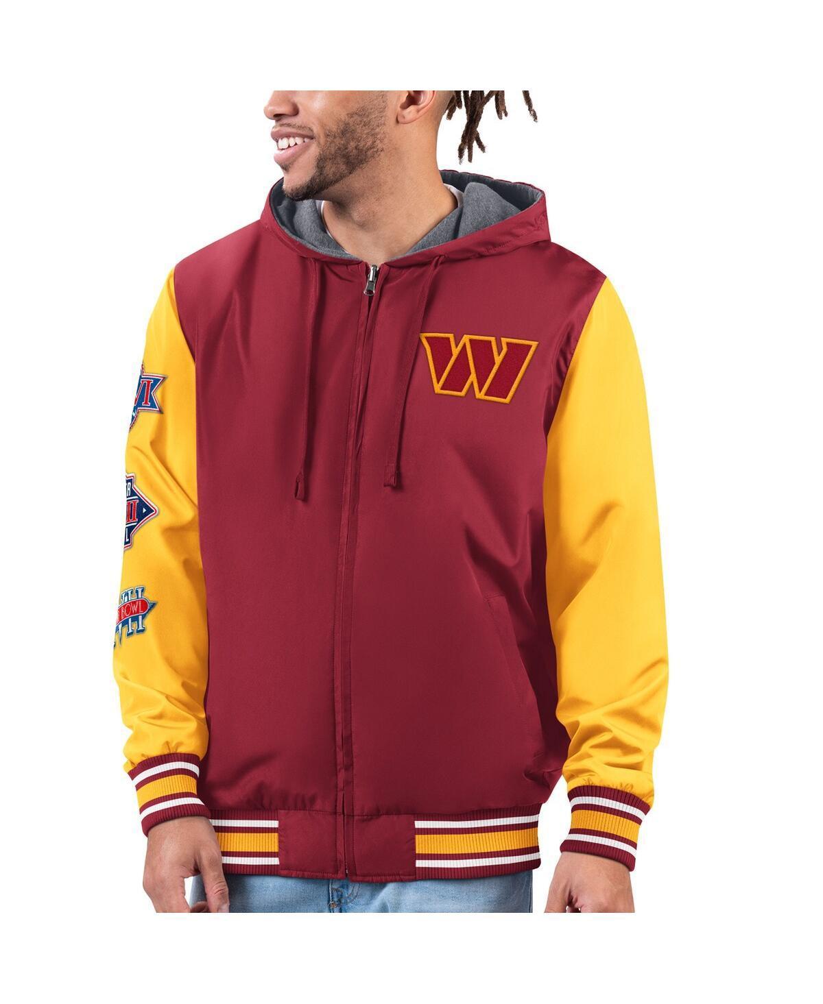 Mens G-iii Sports by Carl Banks Burgundy Washington Commanders Commemorative Reversible Full-Zip Jacket - Burgundy Product Image