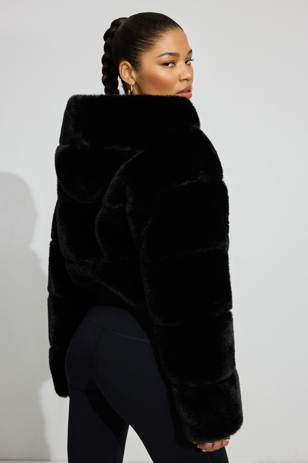 Faux-Fur Puffer Jacket Product Image