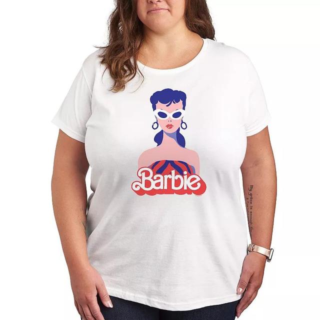 Plus Barbie Red Logo Graphic Tee, Girls Product Image