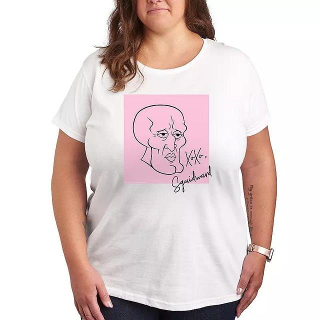 Plus Size SpongeBob Squarepants Xoxo Squidward Graphic Tee, Womens Product Image