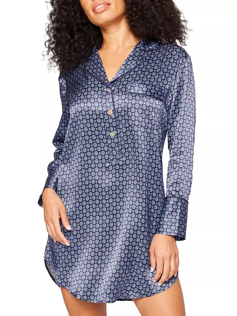 Mulberry Silk Foulard Nightshirt Product Image