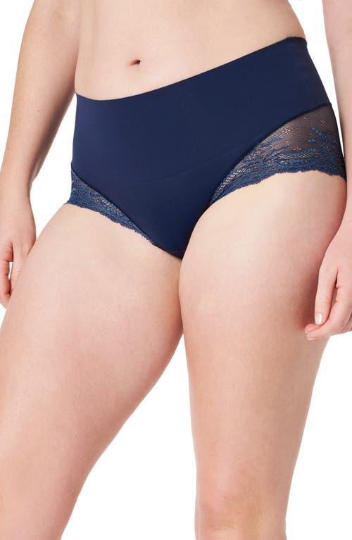 Spanx Undie-tectable Lace Hi-Hipster in black Product Image