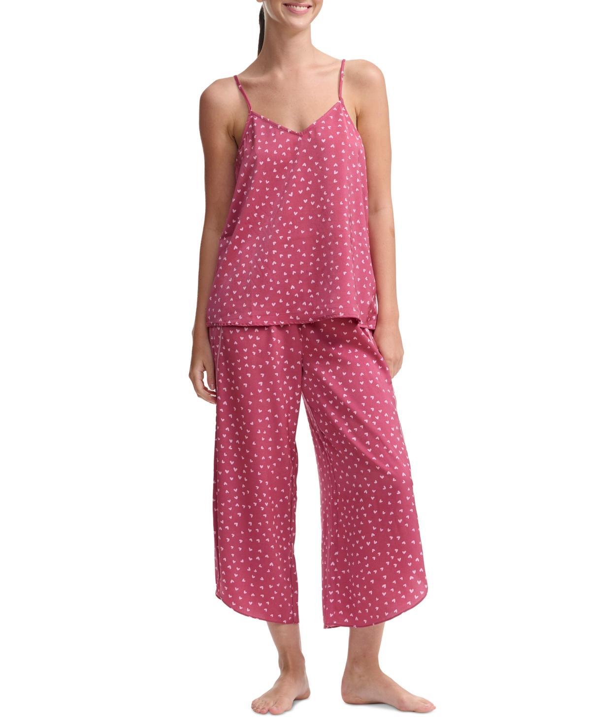 Splendid Womens 2-Pc. Printed Cropped Pajamas Set Product Image